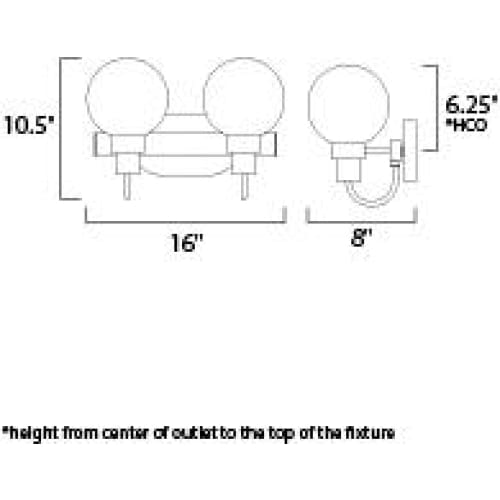 Bauhaus Bronze / Satin Brass Bath Vanity - Bath Vanity