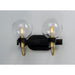 Bauhaus Bronze / Satin Brass Bath Vanity - Bath Vanity