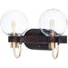Bauhaus Bronze / Satin Brass Bath Vanity - Bath Vanity