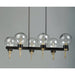 Bauhaus Bronze / Satin Brass Linear Pendant - Pendants