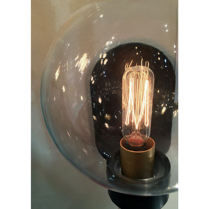 Bauhaus Bronze / Satin Brass Wall Sconce - Wall Sconce