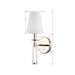 Baxter 1 Light Polished Nickel Sconce - Wall Sconces