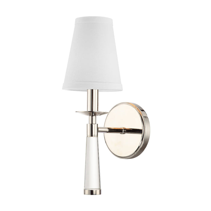 Baxter 1 Light Polished Nickel Sconce - Wall Sconces