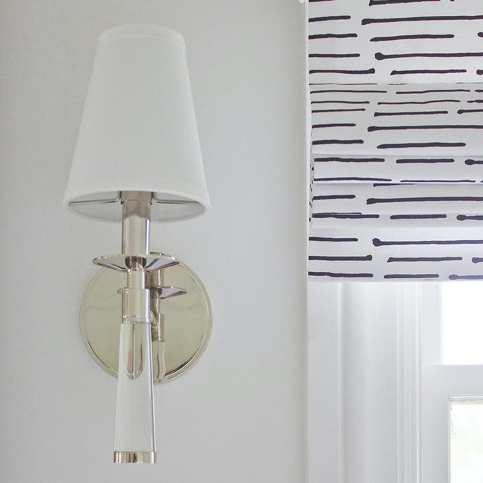 Baxter 1 Light Polished Nickel Sconce - Wall Sconce