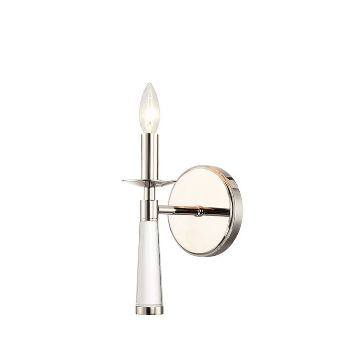 Baxter 1 Light Polished Nickel Sconce - Wall Sconces