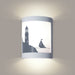 Bay Harbor Satin White LED Wall Sconce - Wall Sconce