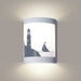 Bay Harbor Satin White LED Wall Sconce - Wall Sconce