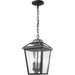 Bayland Black Outdoor Chain Mount Ceiling Fixture - Outdoor Chain Mount Ceiling Fixture