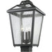 Bayland Black Outdoor Post Mount Fixture - Outdoor Post Mount Fixture