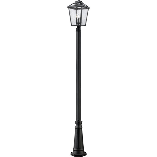 Bayland Black Outdoor Post Mounted Fixture - Outdoor Post Mounted Fixture