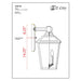 Bayland Black Outdoor Wall Sconce - Outdoor Wall Sconces