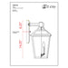 Bayland Black Outdoor Wall Sconce - Outdoor Wall Sconces