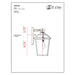 Bayland Black Outdoor Wall Sconce - Outdoor Wall Sconces