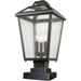Bayland Oil Rubbed Bronze Outdoor Pier Mounted Fixture | theLightShop