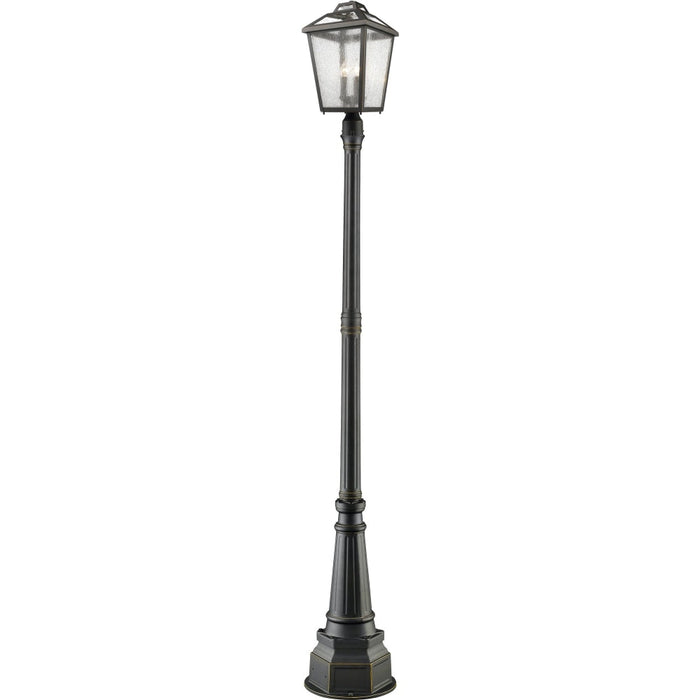 Bayland Oil Rubbed Bronze Outdoor Post Mounted Fixture - Outdoor Post Mounted Fixture