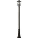 Bayland Oil Rubbed Bronze Outdoor Post Mounted Fixture - Outdoor Post Mounted Fixture