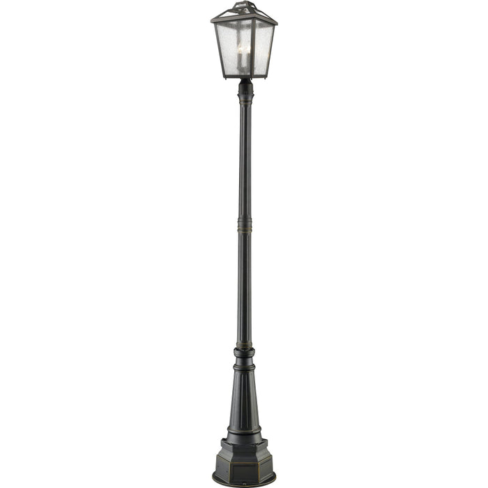 Bayland Oil Rubbed Bronze Outdoor Post Mounted Fixture | theLightShop