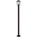 Bayland Oil Rubbed Bronze Outdoor Post Mounted Fixture | theLightShop