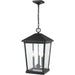 Beacon Black Outdoor Chain Mount Ceiling Fixture - Outdoor Pendants
