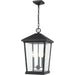 Beacon Black Outdoor Chain Mount Ceiling Fixture | theLightShop