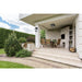 Beacon Black Outdoor Flush Ceiling Mount Fixture - Outdoor Ceiling Lights