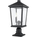 Beacon Black Outdoor Pier Mounted Fixture - Outdoor Pier Mounted Fixtures