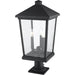 Beacon Black Outdoor Pier Mounted Fixture - Outdoor Pier Mounted Fixtures