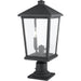 Beacon Black Outdoor Pier Mounted Fixture - Outdoor Pier Mounted Fixtures
