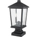 Beacon Black Outdoor Pier Mounted Fixture - Outdoor Pier Mounted Fixtures