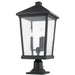 Beacon Black Outdoor Pier Mounted Fixture - Outdoor Pier Mounted Fixtures