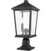 Beacon Black Outdoor Pier Mounted Fixture - Outdoor Pier Mounted Fixtures