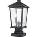 Beacon Black Outdoor Pier Mounted Fixture - Outdoor Pier Mounted Fixtures