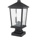 Beacon Black Outdoor Pier Mounted Fixture - Outdoor Pier Mounted Fixtures
