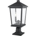 Beacon Black Outdoor Pier Mounted Fixture - Outdoor Pier Mounted Fixtures