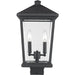 Beacon Black Outdoor Post Mount Fixture | theLightShop