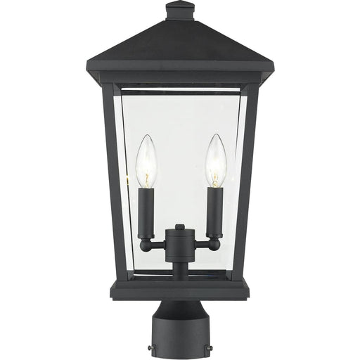 Beacon Black Outdoor Post Mount Fixture | theLightShop