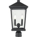 Beacon Black Outdoor Post Mount Fixture | theLightShop