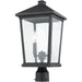 Beacon Black Outdoor Post Mount Fixture - Outdoor Post Mount Fixtures