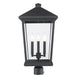 Beacon Black Outdoor Post Mount Fixture | theLightShop