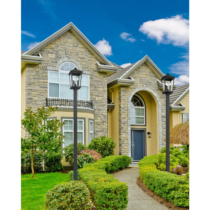 Beacon Black Outdoor Post Mounted Fixture - Outdoor Post Mounted Fixtures