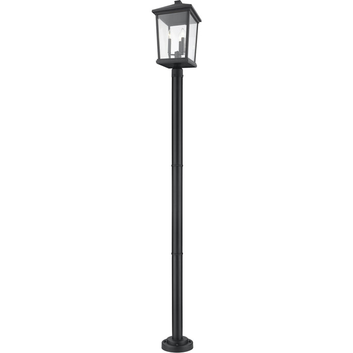 Beacon Black Outdoor Post Mounted Fixture | theLightShop