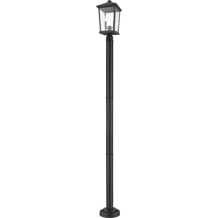 Beacon Black Outdoor Post Mounted Fixture | theLightShop