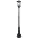 Beacon Black Outdoor Post Mounted Fixture | theLightShop