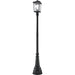 Beacon Black Outdoor Post Mounted Fixture | theLightShop