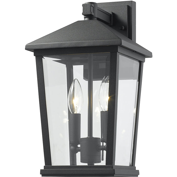 Beacon Black Outdoor Wall Sconce | theLightShop