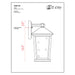 Beacon Black Outdoor Wall Sconce - Outdoor Wall Sconces