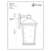 Beacon Black Outdoor Wall Sconce - Outdoor Wall Sconces