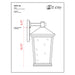 Beacon Black Outdoor Wall Sconce - Outdoor Wall Sconces