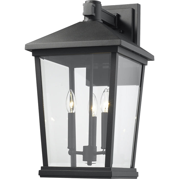 Beacon Black Outdoor Wall Sconce | theLightShop