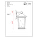 Beacon Black Outdoor Wall Sconce - Outdoor Wall Sconces